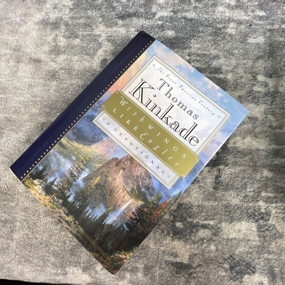 Thomas Kinkade With Wings Like Eagles Devotional Calvin Miller Art Gift Book